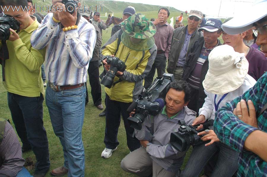 2010巴音布鲁克环天鹅湖耐力赛精彩图片—报到验马抽签和场地准备