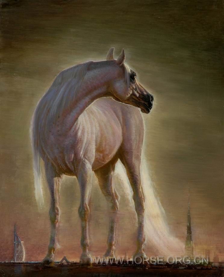 油画《意象中的马NO3》100X80CM。2010。11。DSC_5072.JPG