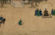 艺术品中的中国马球——《明宣宗行乐图》(马球)明 故宫博物院藏