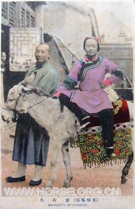 中国古代侧骑