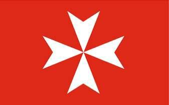图案是八角十字配红色底，第一次使用八角十字图案是用於第廿五任大教长维拉瑞特时发行.jpg