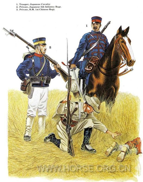 1900年庚子年的日本骑兵