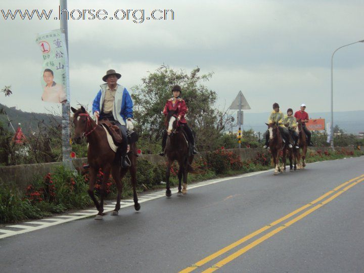 香港美女悠客，在台灣悠客馬場騎馬