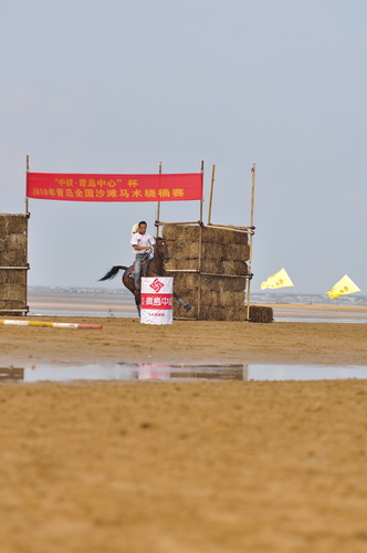 “中铁.青岛中心”杯2010年青岛全国沙滩马术绕桶及耐力赛圆满结束