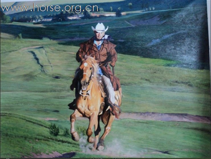 油画Oil Painting "Dam Rider"